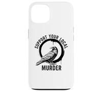 Crows Before Bros Support Your Local Murder Case for iPhone 13