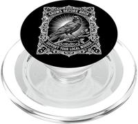 Crows Before Bros Support Your Local Murder Crow PopSockets PopGrip for MagSafe