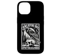 Crows Before Bros Support Your Local Murder Halloween Case for iPhone 14