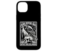 Crows Before Bros Support Your Local Murder Halloween Case for iPhone 14 Plus