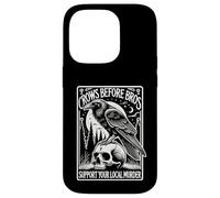 Crows Before Bros Support Your Local Murder Halloween Case for iPhone 14 Pro