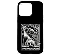 Crows Before Bros Support Your Local Murder Halloween Case for iPhone 15 Pro Max