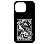 Crows Before Bros Support Your Local Murder Halloween Case for iPhone 16 Pro