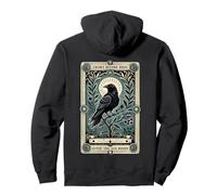 Crows Before Bros Support Your Local Murder Raven Tarot Card Pullover Hoodie