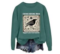 Crows Before Bros Sweatshirt, Crows Before Bros Shirt, Crows Before Bros Support Your Local Murder Shirt Green