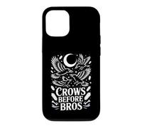 Crows Before Bros Witchy Crow Moon Crystal Quote Case for iPhone 12/12 Pro