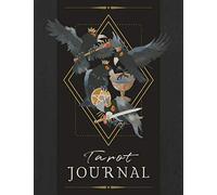 Crows Cover Design Tarot Journal: A Daily Reading Tracker and Notebook: Track Your 3 Card Draw, Question, Interpretation, Notes | For Divination or ... / Spiritual Progress | 8.5" x 11" | 100 Pages