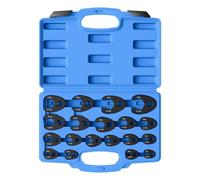Crows Feet Wrench Set U Shaped Flare Nut Ratcheting Spanner Kit