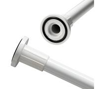 Croydex CROY CURT Rod 8.6' WHT AD1020.22, White, 1100-2600mm