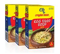 Croyden House Egg Drop Soup Mix 100ml (Pack of 3, Total 6 Envelopes) Quick and Easy Prep Chinese Style Kosher