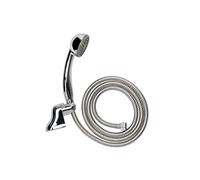 Croydex 1 Function Bath and Shower Set Handset with Wall Bracket and Hose