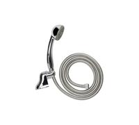 Croydex 1 Function Bath and Shower Set Handset with Wall Bracket and Hose