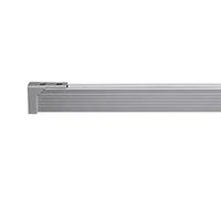 Croydex 2 m Bendy Rail, Silver