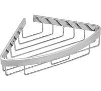Croydex 2-Tier Curved Basket, Aluminium