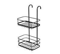 Croydex 2 Tier Hook Over Shower Caddy - Black