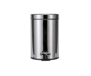 Croydex 3 Litre Chrome Pedal Bin with Soft Close