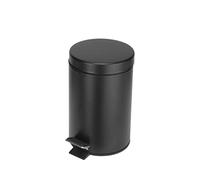 Croydex 3Litre Soft Close Matt Black Bin