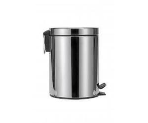 Croydex 5 Litre Pedal Bin with Soft Close, Bathroom Waste Rubbish Bin