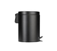 Croydex 5L Soft Close Matt Black Bin