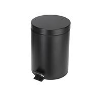 Croydex 5L Soft Close Matt Black Bin