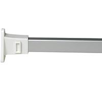 Croydex AD113040 Shower Curtain Rail, Silver, One Size