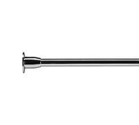 Chrome Fineline 13mm Shower Rail Kit Silver
