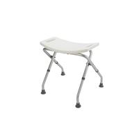 Croydex Adjustable Bathroom & Shower Seat, White