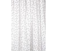 Croydex AE543440 Silver Mosaic Fully Waterproof PVC Shower Curtain, 1800 x 1800mm