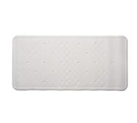 Croydex Ag181422 Hygiene-N-Clean Anti-Mircobial Medium Natural Rubber Bath Mat, 34 X 74 Cm, White