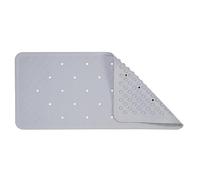 Croydex AG181424 Hygiene 'N' Clean Anti-Bacterial Slip-Resistant Medium Natural Rubber Suction Bath Mat, 34 x 74 cm, Blue