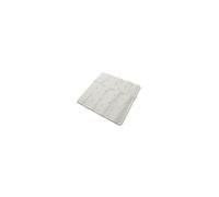 Croydex AG183622 Hygiene 'N' Clean Anti-Bacterial Slip-Resistant Natural Rubber Suction Shower Mat, 53 x 53 cm, White