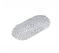 Croydex AG300032 Pebbles Non-Phthalate Slip-Resistant PVC Suction Bath Mat, Clear, 70 x 35cm