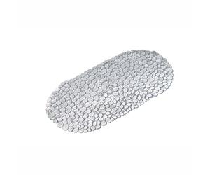 Croydex AG300032 Pebbles Non-Phthalate Slip-Resistant PVC Suction Bath Mat, Clear, 70 x 35cm