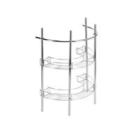Croydex AJ401341 Chrome Plated Under Basin Storage Unit, Silver