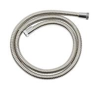 Croydex AM156041 1.5 m - 1.75 m Stainless Steel Reinforced Stretch Shower Hose with 11 mm Bore