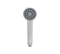 Croydex Amalfi One Function Shower Handset Am251522 - White, 1/2" B.s.p Universal Fit, Gloss Chrome-Effect Finish.