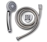 Croydex Amalfi Single Function Shower Head And Hose Set With Bracket