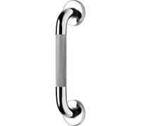 Croydex AP500541 300 mm Safety Support Rail Stainless Steel Grab Bar with Anti-Slip Grip for Bathroom