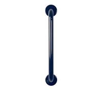 Croydex AP501134 450 mm Safety Support Rail Stainless Steel Blue Grab Bar for Bathroom