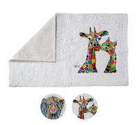 Croydex Art by Steven Brown Francie & Josie Bath Rug, Non-Slip Backing, Applique