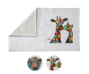 Croydex Art by Steven Brown Francie & Josie Bath Rug, Non-Slip Backing, Applique
