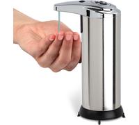 Croydex Automatic Soap Dispenser, Refillable Wall Mounted, 225ml Capacity