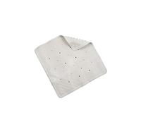 Croydex Rubagrip Square Shower Mat Non Slip Anti Mould (50x50cm) | Slip Resistant | Secure Grip Suction Cups | Easy to Clean | Natural Rubber | Anti-Bacterial | Textured Surface
