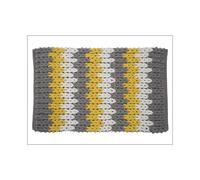 Croydex Bath Mat Grey/ White/ Yellow AN170101