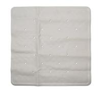 Croydex Bath Mat Rubagrip Square White 53x53cm