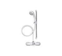 Croydex Bath Shower Mixer Set White & Chrome, 430mm, (AB220022)