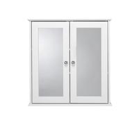 Croydex Bathroom Mirror Cabinet - Ashby White