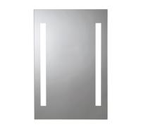Croydex Bathroom Mirror Thornton Frameless LED Silver 40x60cm