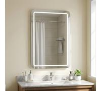 Croydex Bathroom Mirror with LED Lights and Demister Vanity 70x50cm - Chawston
