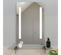 Croydex Bathroom Mirror with LED Lights Luxe Battery Operated 60x40cm - Thornton